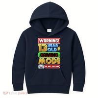Warning 13 Year Old In Gaming Mode Birthday Kids Hoodie thumb 0