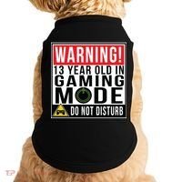 Warning 13 Year Old in Gaming Mode Teenager Doggie Tank thumb 0