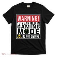 Warning 13 Year Old in Gaming Mode Teenager T-Shirt thumb 0