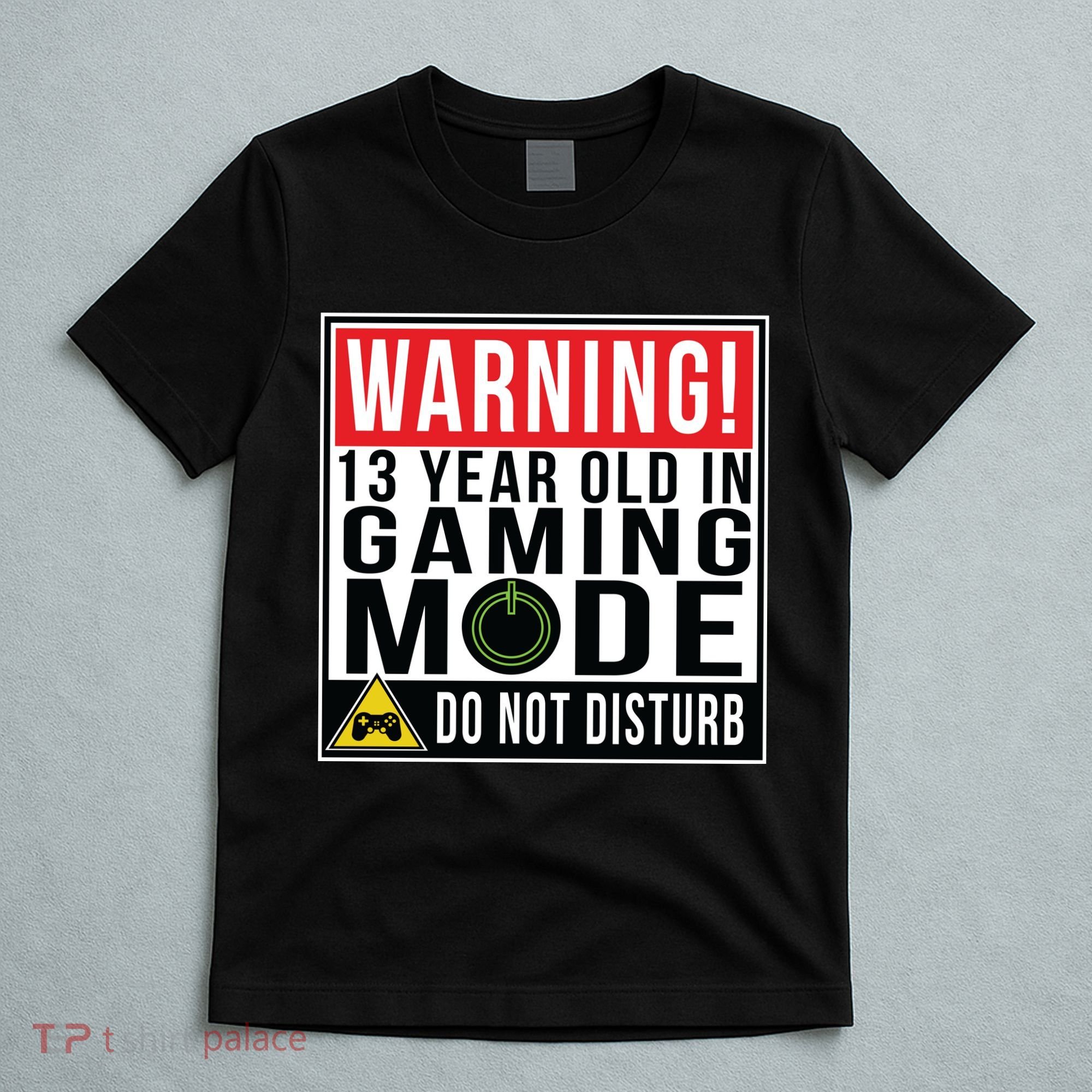 Warning 13 Year Old in Gaming Mode Teenager T-Shirt