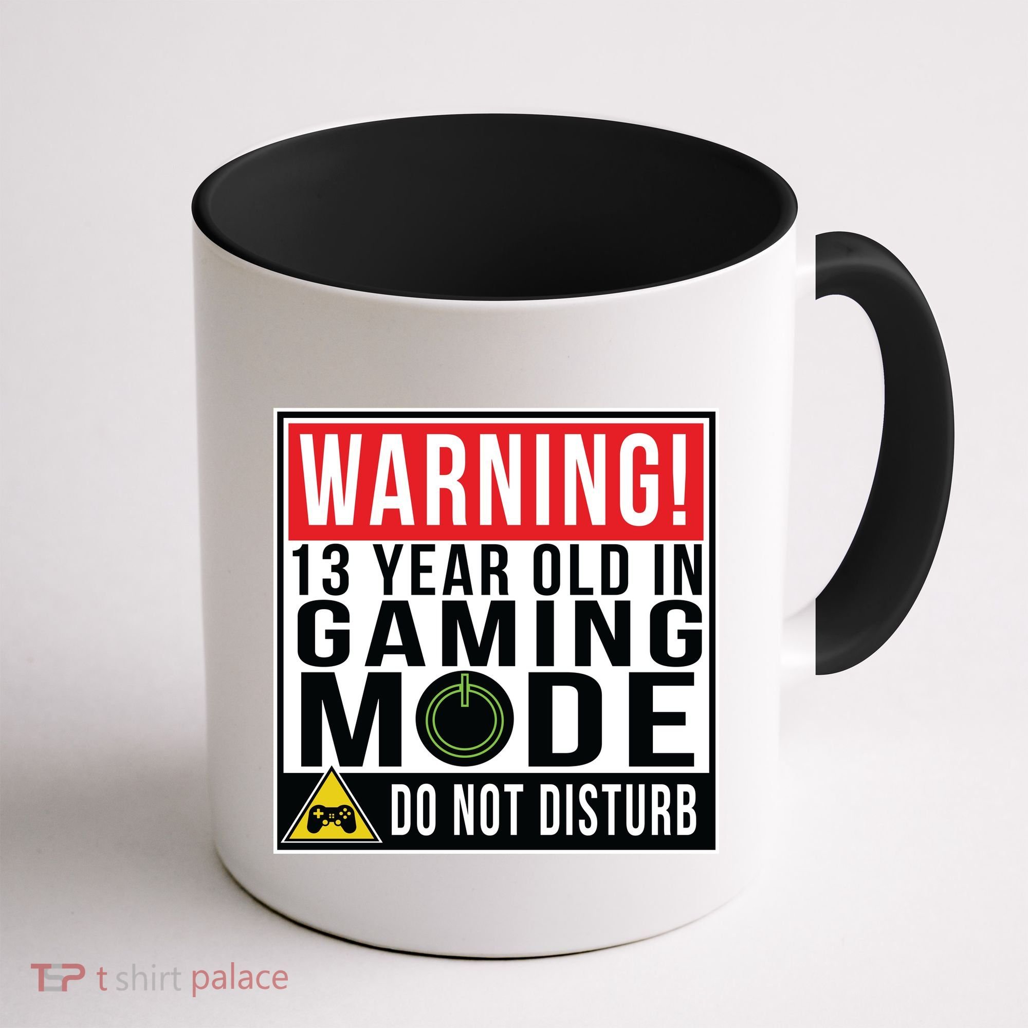 Warning 13 Year Old in Gaming Mode Teenager Coffee Mug