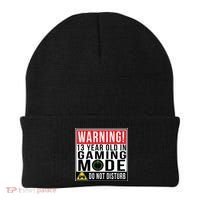 Warning 13 Year Old in Gaming Mode Teenager Beanie thumb 0