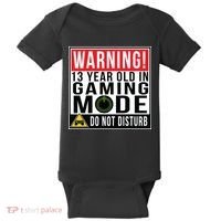 Warning 13 Year Old in Gaming Mode Teenager Baby Bodysuit thumb 0