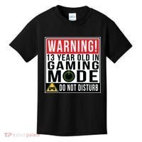 Warning 13 Year Old in Gaming Mode Teenager Kids T-Shirt thumb 0