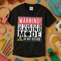 Warning 13 Year Old in Gaming Mode Teenager Kids T-Shirt thumb 3