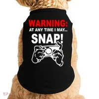 Warning At Any Time I May SNAP Doggie Tank thumb 0