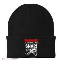 Warning At Any Time I May SNAP Beanie thumb 0
