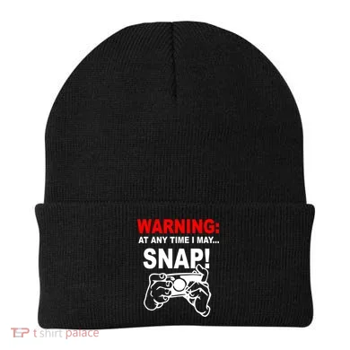 Warning At Any Time I May SNAP Beanie