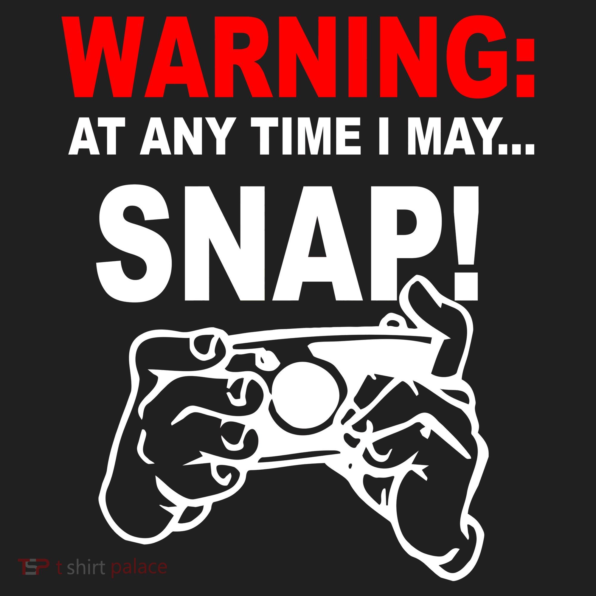 Warning At Any Time I May SNAP Golf Towel