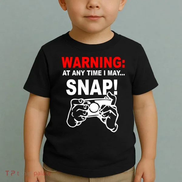 Warning At Any Time I May SNAP Toddler T-Shirt