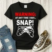 Warning At Any Time I May SNAP Women's T-Shirt thumb 3