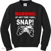 Warning At Any Time I May SNAP Kids Sweatshirt thumb 0