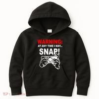 Warning At Any Time I May SNAP Kids Hoodie thumb 0