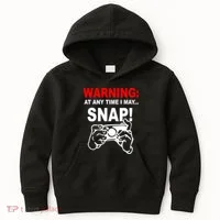 Warning At Any Time I May SNAP Kids Hoodie thumb 0