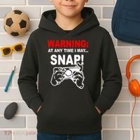Warning At Any Time I May SNAP Kids Hoodie thumb 2