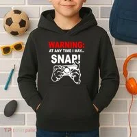 Warning At Any Time I May SNAP Kids Hoodie thumb 2