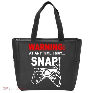 Warning At Any Time I May SNAP Tote Bag