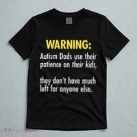 Warning Autism Dads Patience T-Shirt thumb 5