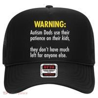 Warning Autism Dads Patience Hat thumb 0