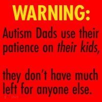 Warning Autism Dads Patience Santa Hat thumb 1