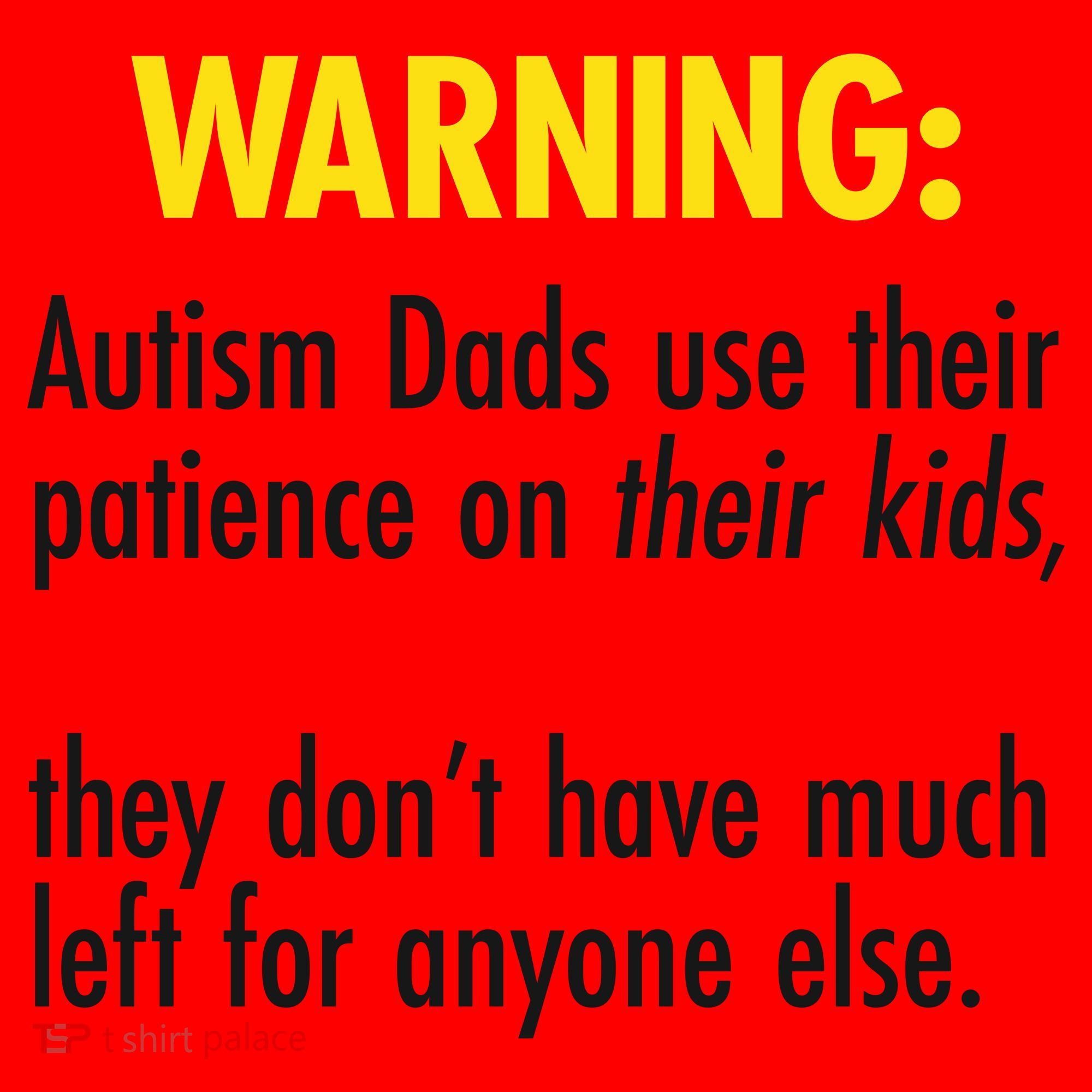 Warning Autism Dads Patience Santa Hat