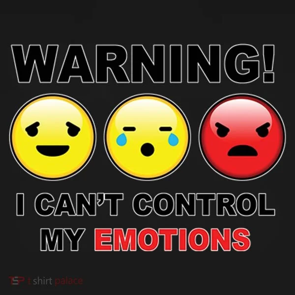 Warning Can't Control Emotions Emoji Face Toddler Hoodie