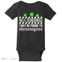 Warning I May be Prone to Shenanigans Baby Bodysuit thumb 0