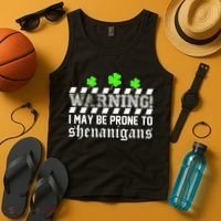 Warning I May be Prone to Shenanigans Tank Top thumb 4