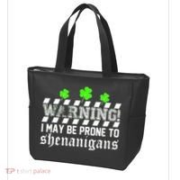 Warning I May be Prone to Shenanigans Tote Bag thumb 3