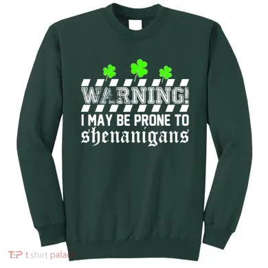 Warning I May be Prone to Shenanigans Sweatshirt