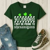 Warning I May be Prone to Shenanigans Women's T-Shirt thumb 3