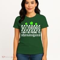 Warning I May be Prone to Shenanigans Women's T-Shirt thumb 4