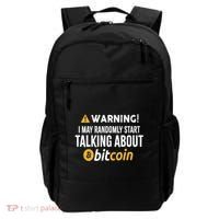 Warning I May Randomly Start Talking About Bitcoin Backpack thumb 0