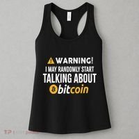 Warning I May Randomly Start Talking About Bitcoin Women's Tank Top thumb 3