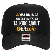 Warning I May Randomly Start Talking About Bitcoin Hat thumb 0