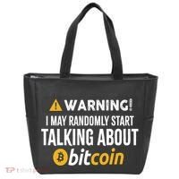 Warning I May Randomly Start Talking About Bitcoin Tote Bag thumb 0