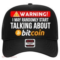 Warning I May Start Talking About Bitcoin Funny Crypto Hat thumb 0