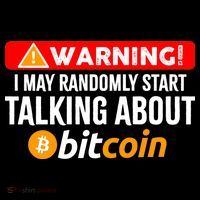 Warning I May Start Talking About Bitcoin Funny Crypto Kids Sweatshirt thumb 2
