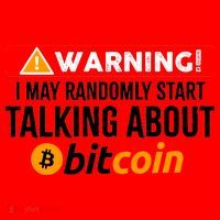 Warning I May Start Talking About Bitcoin Funny Crypto Santa Hat thumb 1