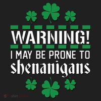 Warning! May Be Prone to Shenanigans Irish Clovers Hat thumb 2
