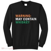 Warning May Contain Whiskey Sweatshirt thumb 0
