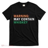 Warning May Contain Whiskey T-Shirt thumb 0