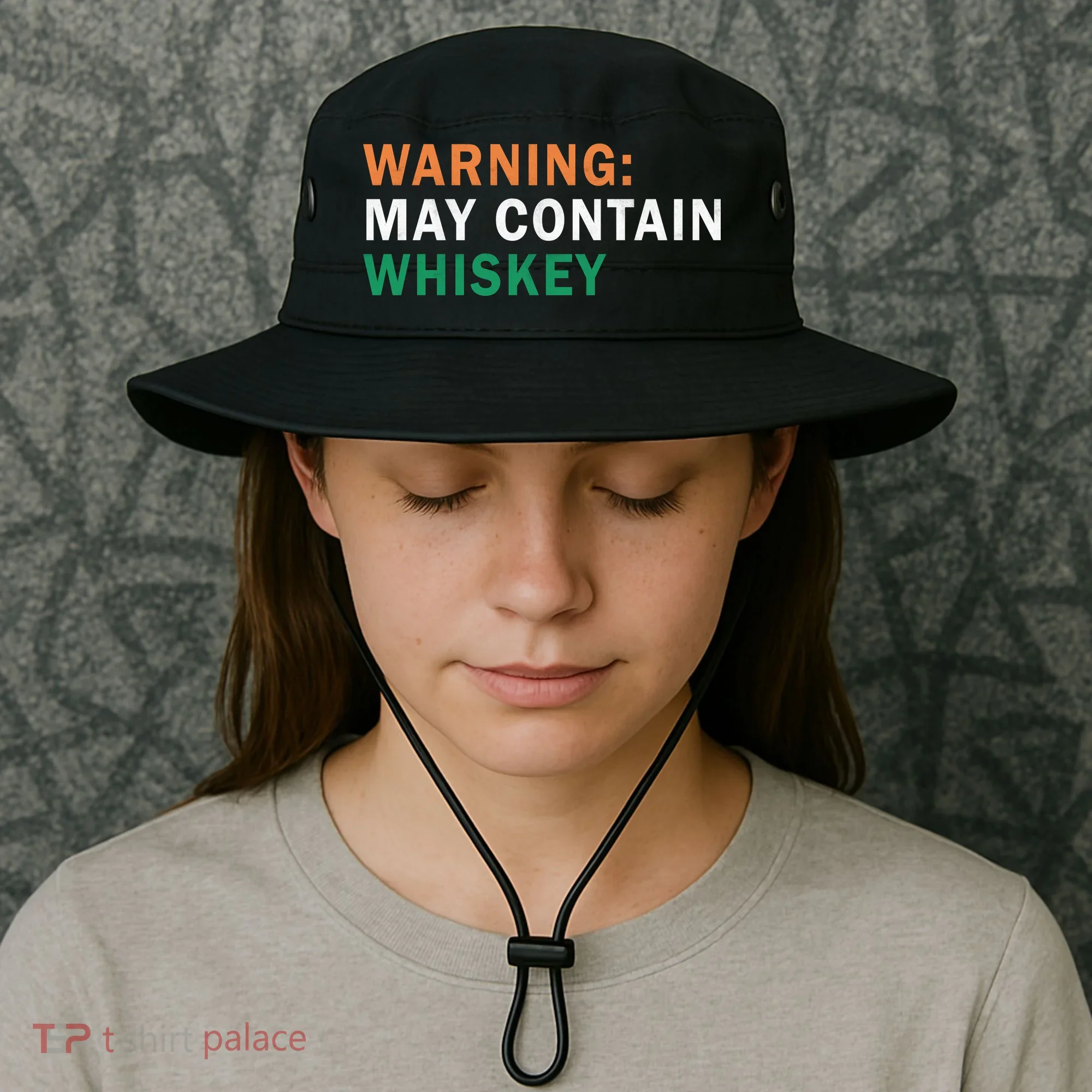 Warning May Contain Whiskey Bucket Hat