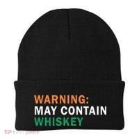 Warning May Contain Whiskey Beanie thumb 0