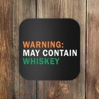 Warning May Contain Whiskey Coaster thumb 0