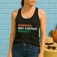 Warning May Contain Whiskey Women's Tank Top thumb 2
