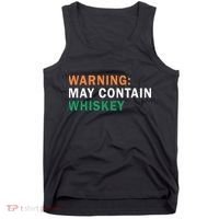Warning May Contain Whiskey Tank Top thumb 0
