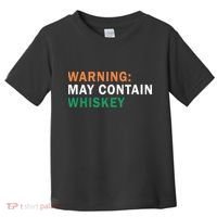 Warning May Contain Whiskey Toddler T-Shirt thumb 0