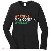 Warning May Contain Whiskey Women's Long Sleeve Shirt thumb 0