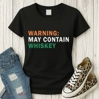 Warning May Contain Whiskey Women's T-Shirt thumb 3